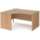 Maestro Panel End Ergonomic Corner Desk